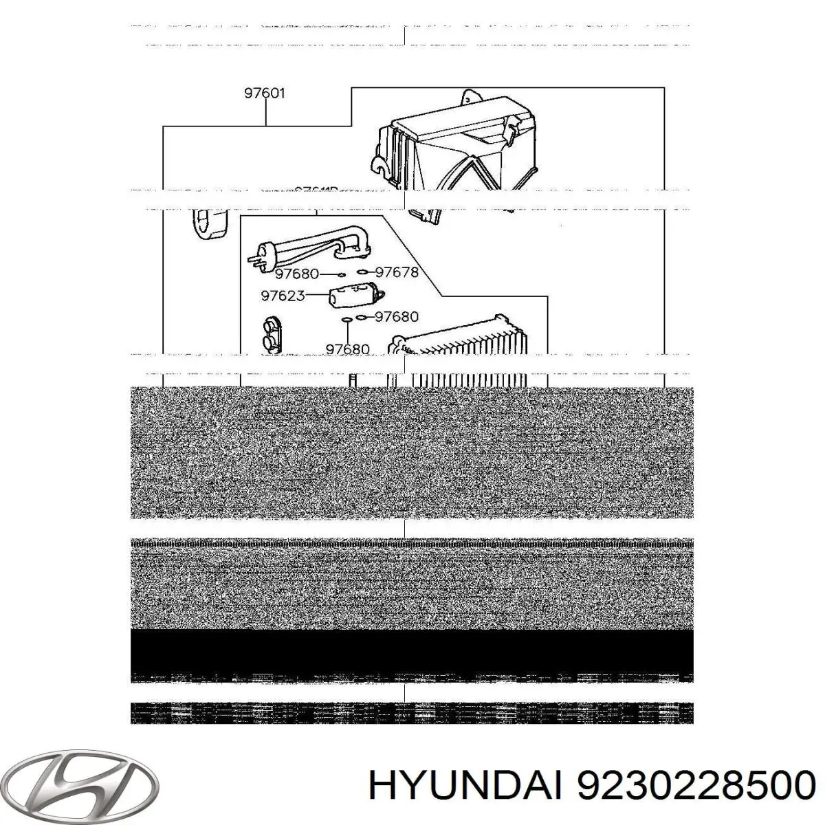 9230228500 Hyundai/Kia фара противотуманная правая