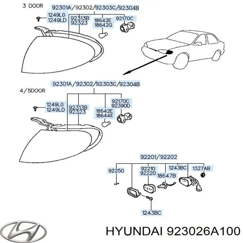  923026A100 Hyundai/Kia