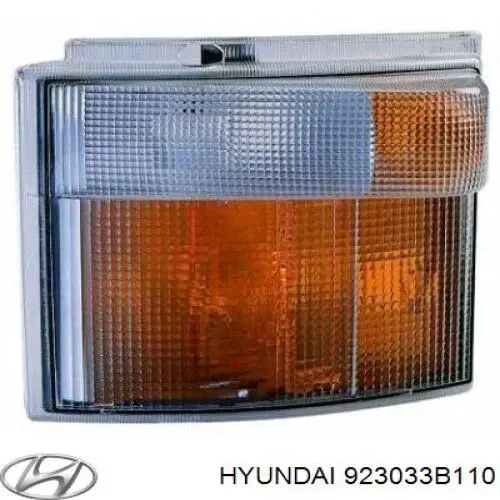 Luz intermitente no pára-lama esquerdo para Hyundai Terracan (HP)