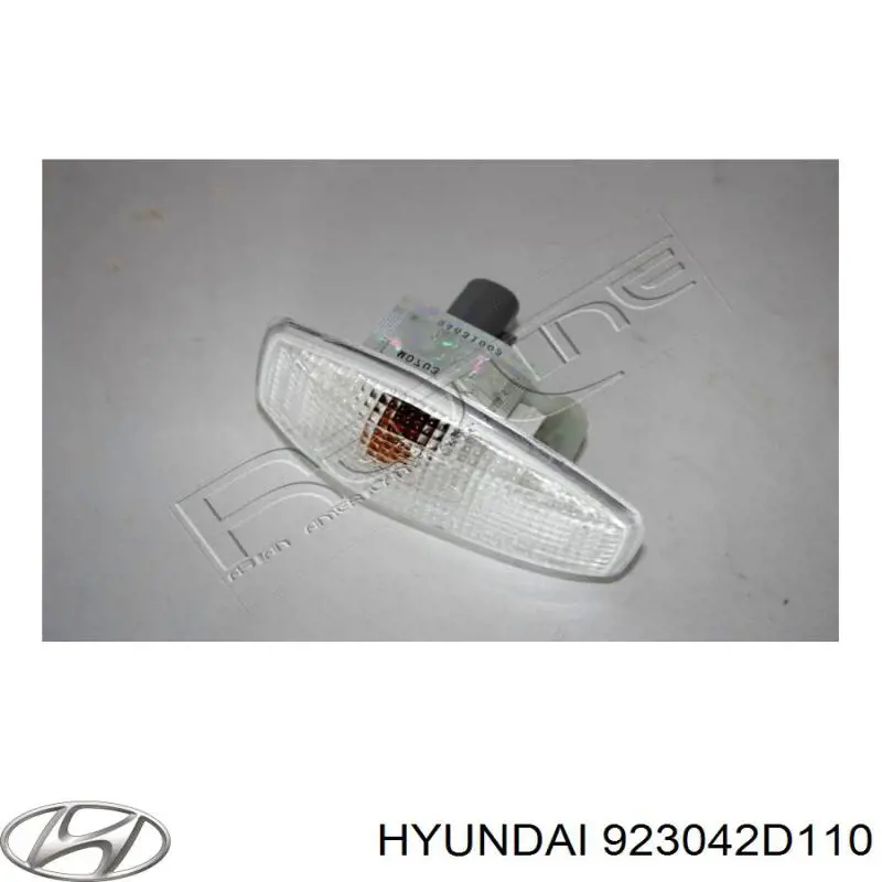 Повторитель поворота на крыле правый на Hyundai Getz 