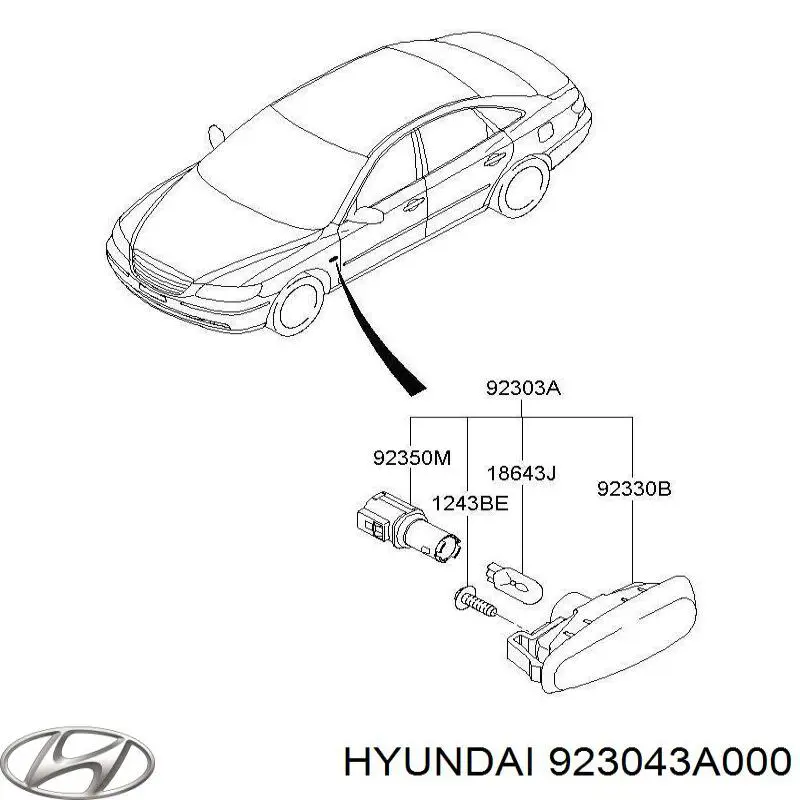 923043A000 Hyundai/Kia 