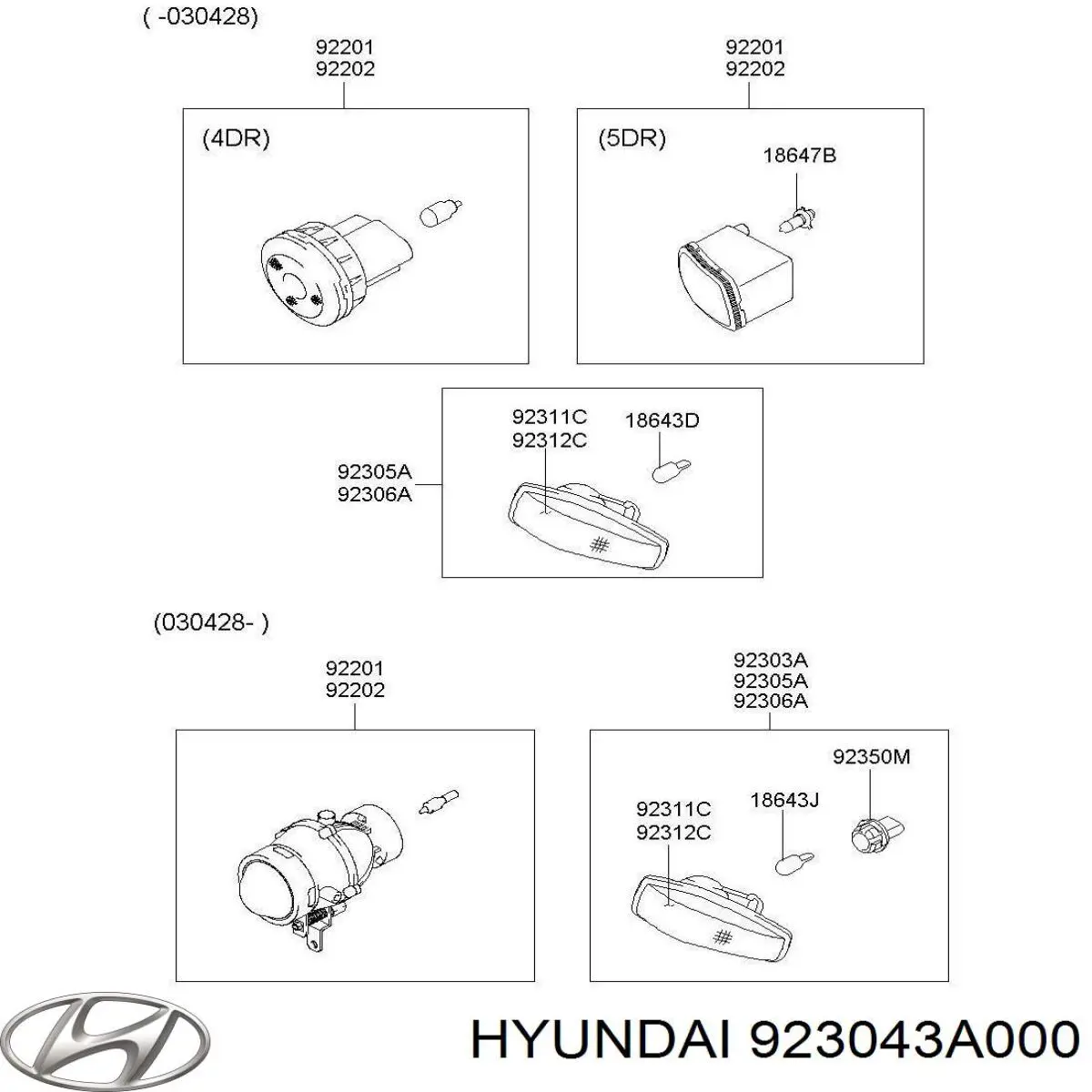 Купить 923043A000 Hyundai/Kia 