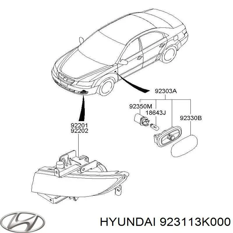 923113K000 Hyundai/Kia 