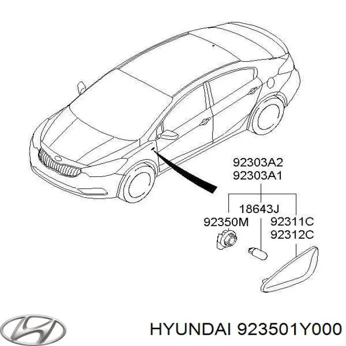 923501Y000 Hyundai/Kia 