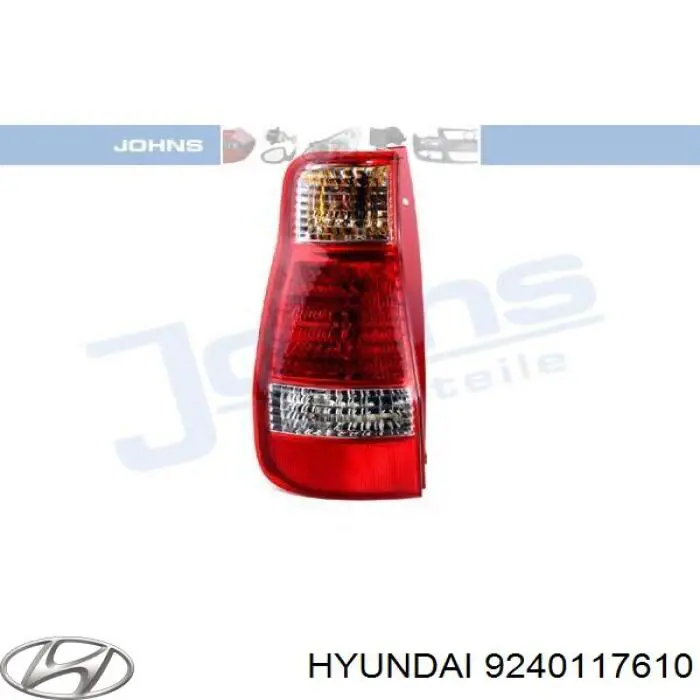 Фонарь задний левый 9240117610 Hyundai/Kia