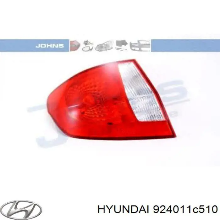 Фонарь задний левый Hyundai/Kia 924011C510