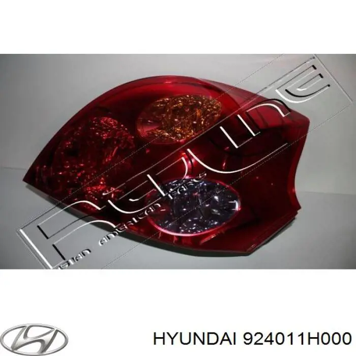 924011H000 Hyundai/Kia lanterna traseira esquerda