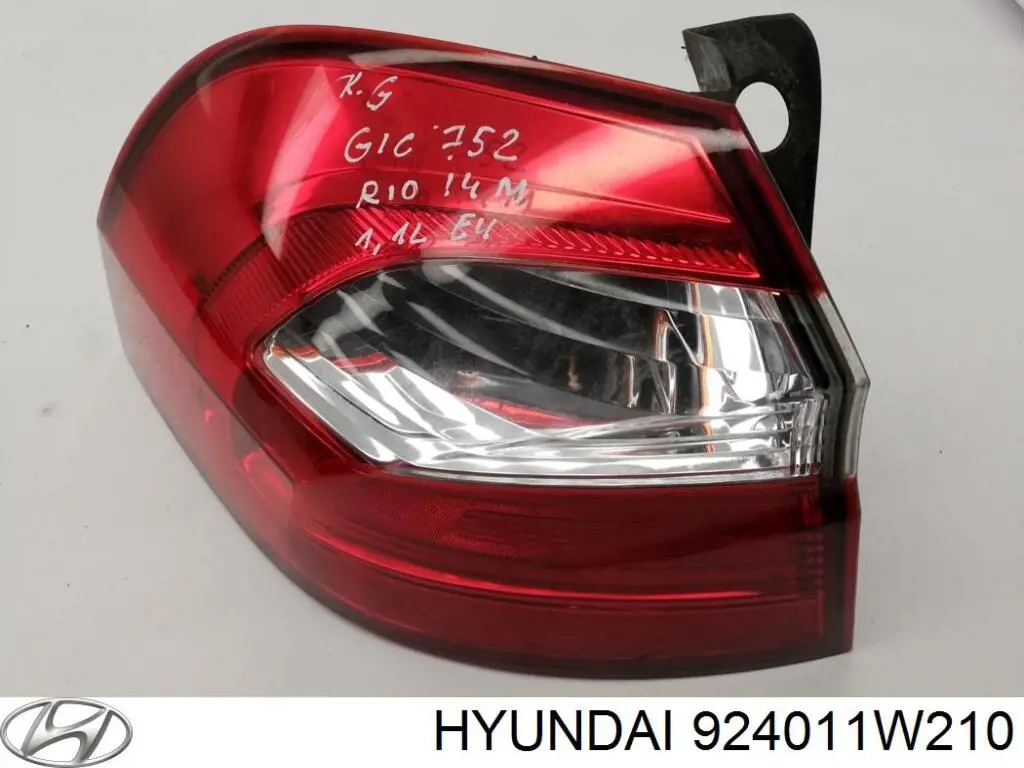 Задняя левая внешняя фара Hyundai/Kia 924011W210 цена, от 73.93 USD