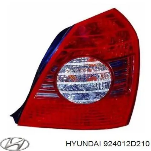 Фонарь задний левый 924012D210 Hyundai/Kia