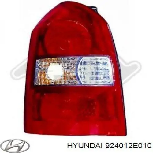 Фонарь задний левый 924012E010 Hyundai/Kia