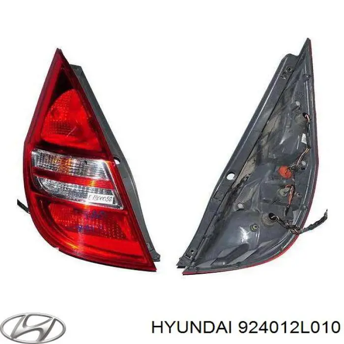 Фонарь задний левый Hyundai/Kia 924012L010