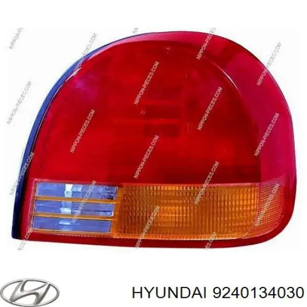 Фонарь задний левый внешний на Hyundai Sonata 