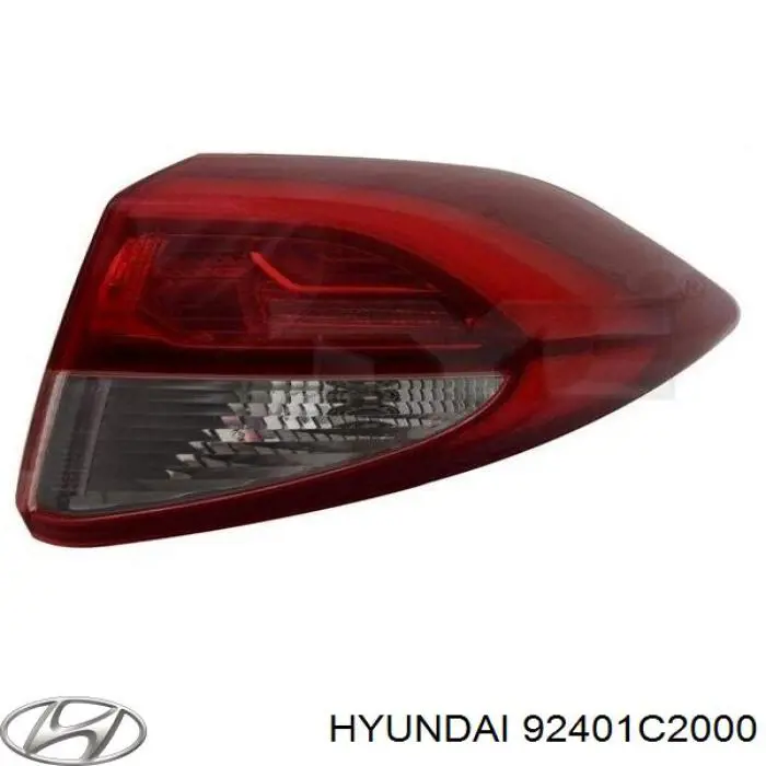 Задняя левая внешняя фара Hyundai/Kia 92401C2000 цена, от 47.97 USD