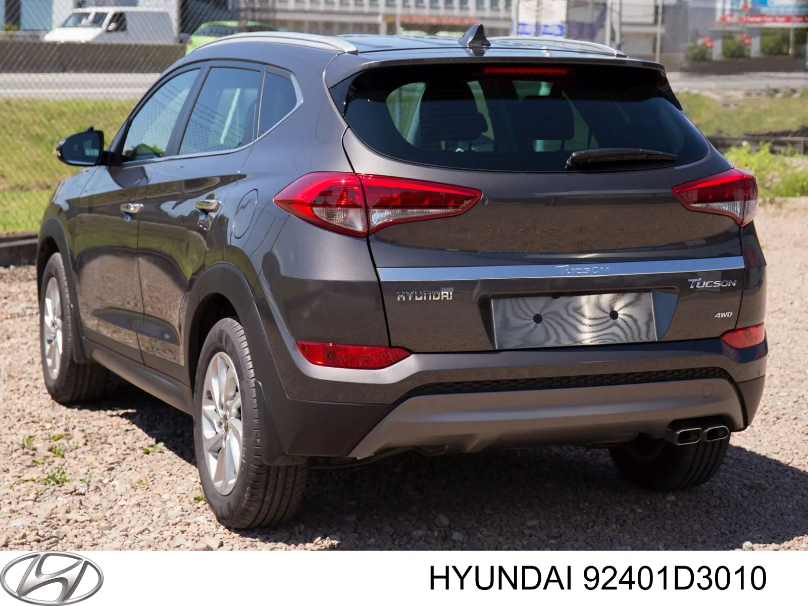 92401-D3010 Hyundai/Kia lanterna traseira esquerda externa