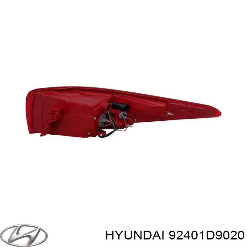 92401D9020 Hyundai/Kia lanterna traseira esquerda externa