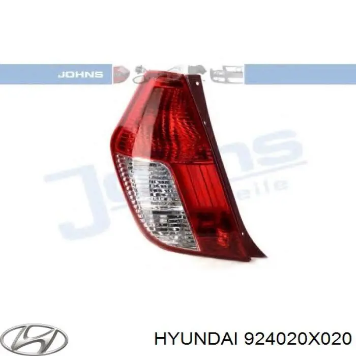 Фонарь задний правый 924020X020 Hyundai/Kia