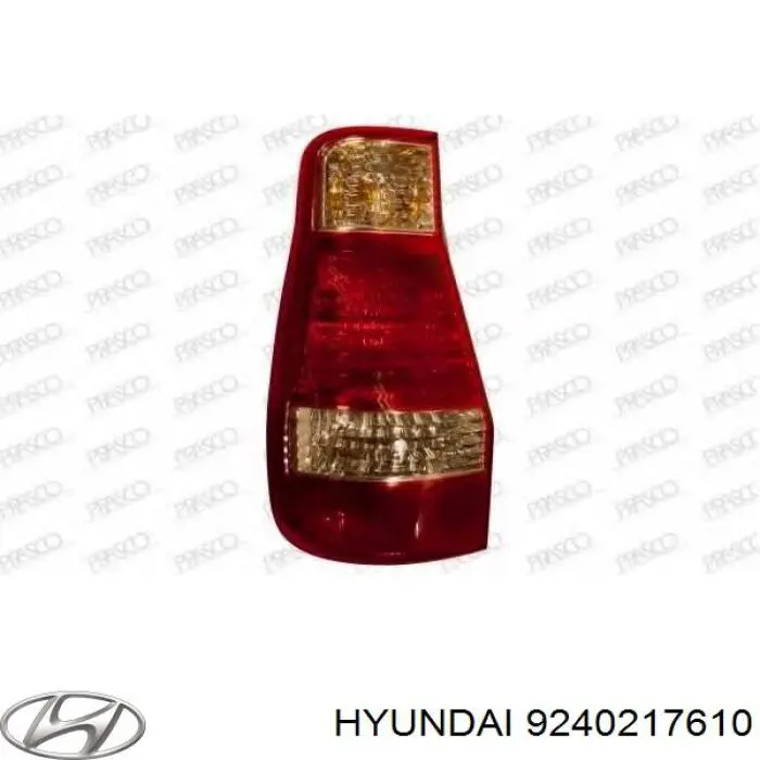 Фонарь задний правый 9240217610 Hyundai/Kia