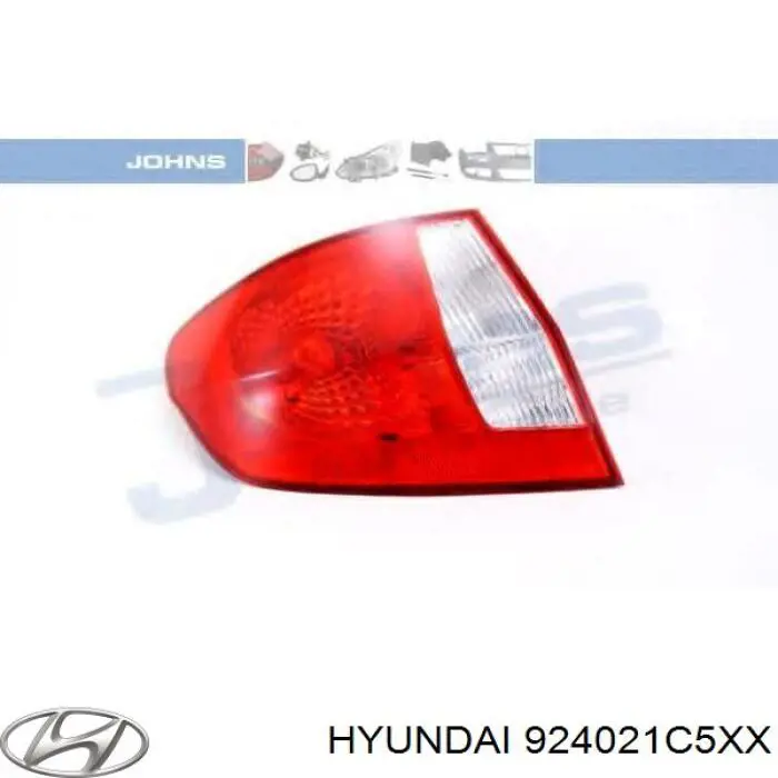 Фонарь задний правый 924021C5XX Hyundai/Kia