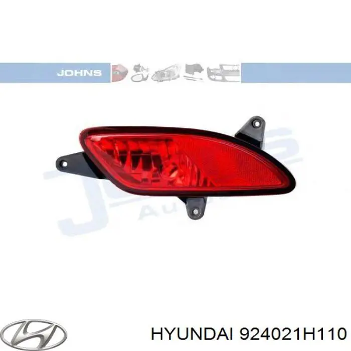 Фонарь противотуманный задний правый 924021H110 Hyundai/Kia