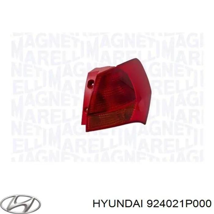 924021P000 Hyundai/Kia lanterna traseira direita externa