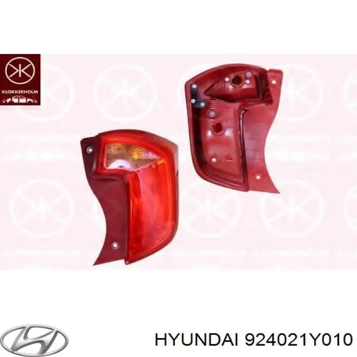 924021Y010 Hyundai/Kia Фонари задние
