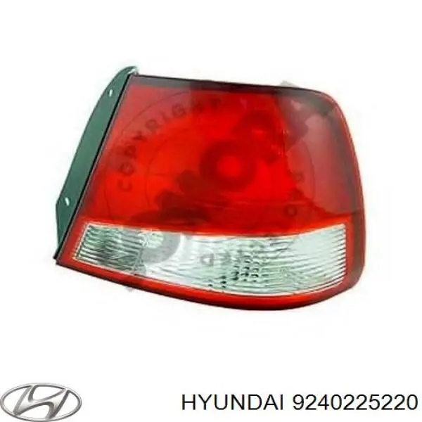 Фонарь задний правый Hyundai/Kia 9240225220 цена, от 43.62 USD