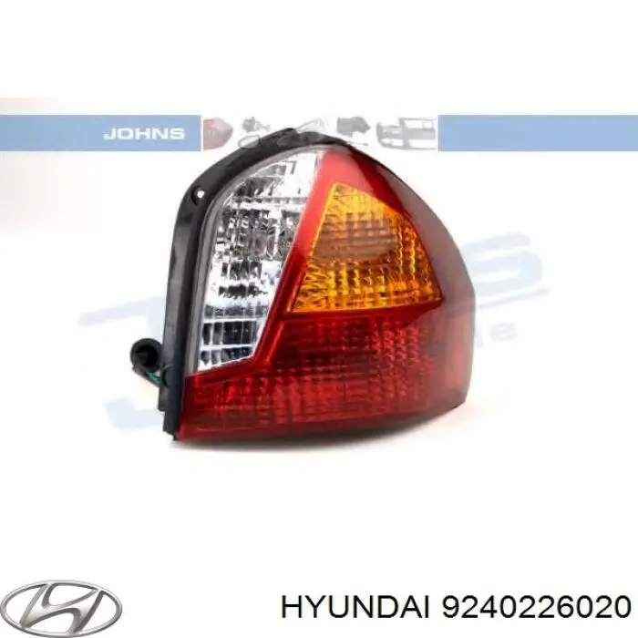 Lanterna traseira direita para Hyundai Santa Fe (SM)
