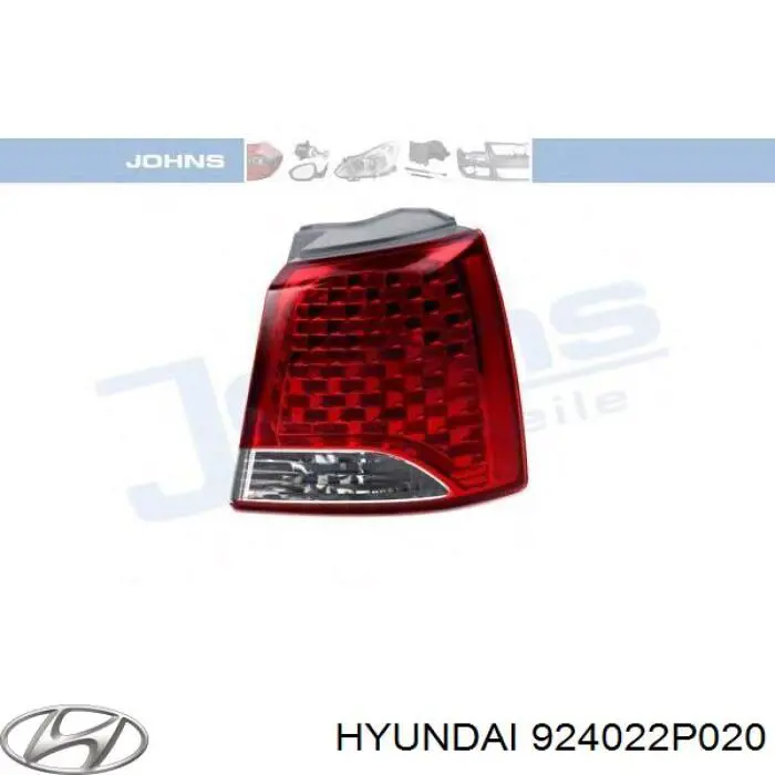 924022P020 Hyundai/Kia lanterna traseira direita externa