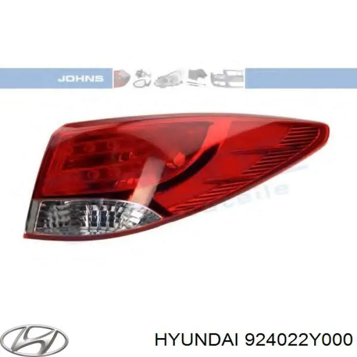 Фонарь задний правый внешний Hyundai/Kia 924022Y000