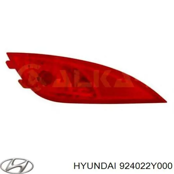 Фонарь задний правый внешний FP3225F4T TYC