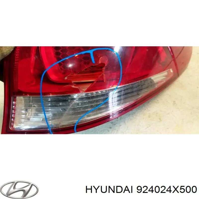 Купить 924024X500 Hyundai/Kia Фонарь задний правый, внешний