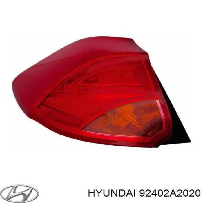 Фара задняя правая внешняя Hyundai/Kia 92402A2020 цена, от 55.37 USD