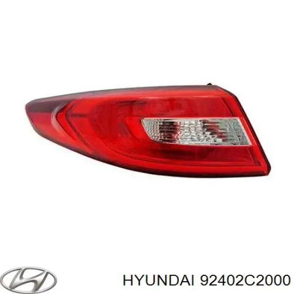 Lanterna traseira direita externa para Hyundai Sonata (LF)