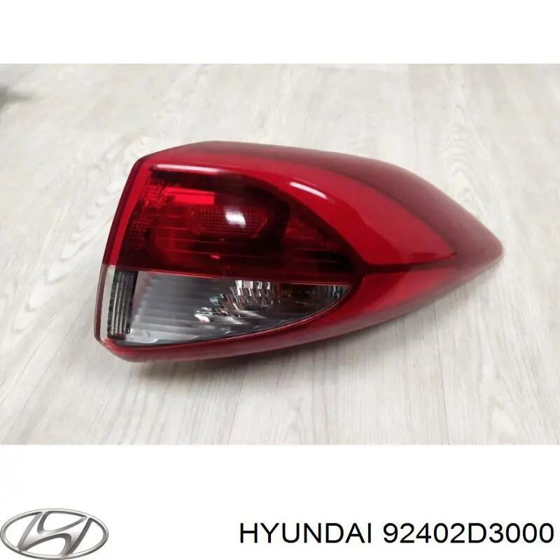 92402-D3010 Hyundai/Kia lanterna traseira direita externa