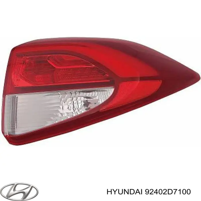 Lanterna traseira direita externa para Hyundai Tucson (TL)