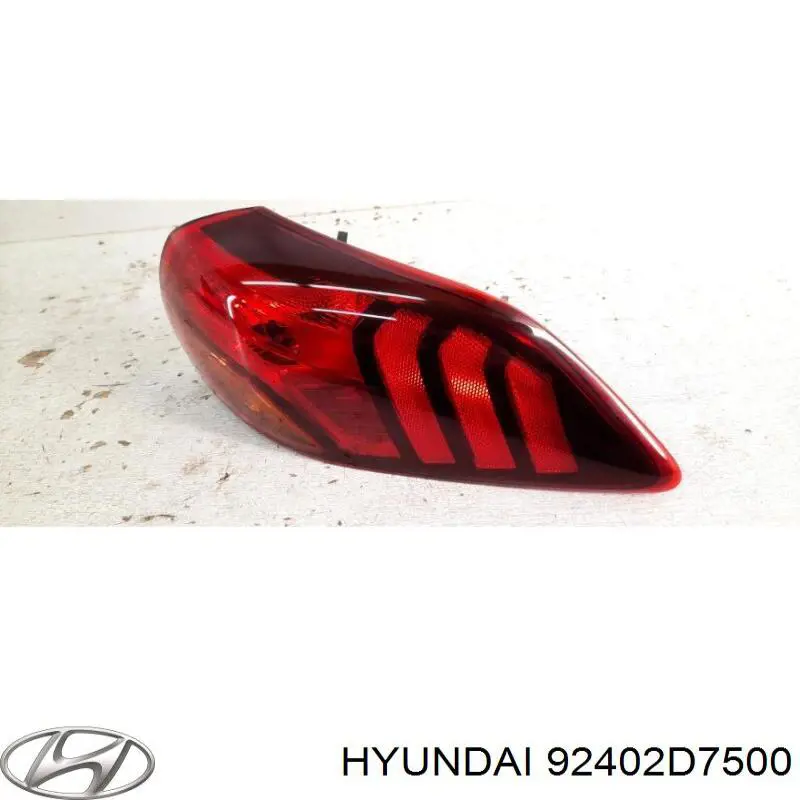 Фара задняя правая внешняя Hyundai/Kia 92402D7500 цена, от 211.87 USD