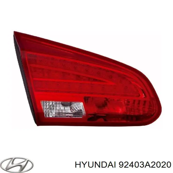 92403A2020 Hyundai/Kia фонарь задний левый внутренний