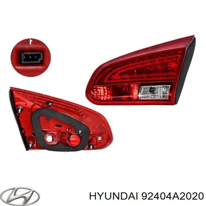 Фонарь задний правый, внутренний Hyundai/Kia 92404A2020 цена, от 27.12 USD