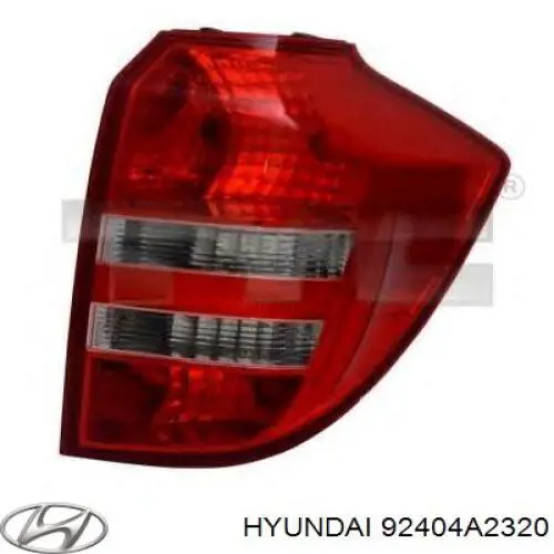 Фонарь задний правый, внутренний Hyundai/Kia 92404A2320 цена, от 149.10 USD