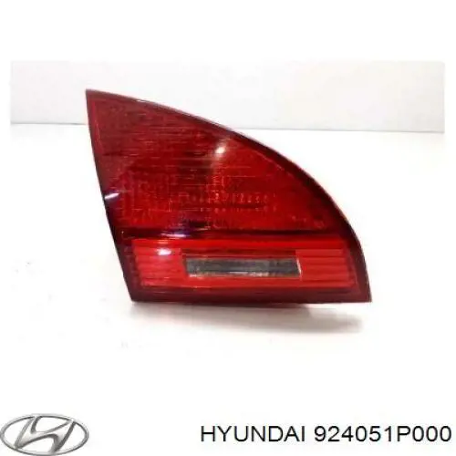 Фонарь задний левый внутренний Hyundai/Kia 924051P000