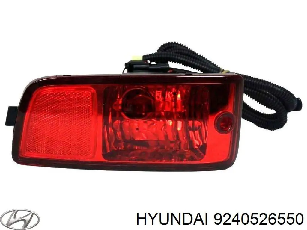 9240526550 Hyundai/Kia фонарь противотуманный задний левый