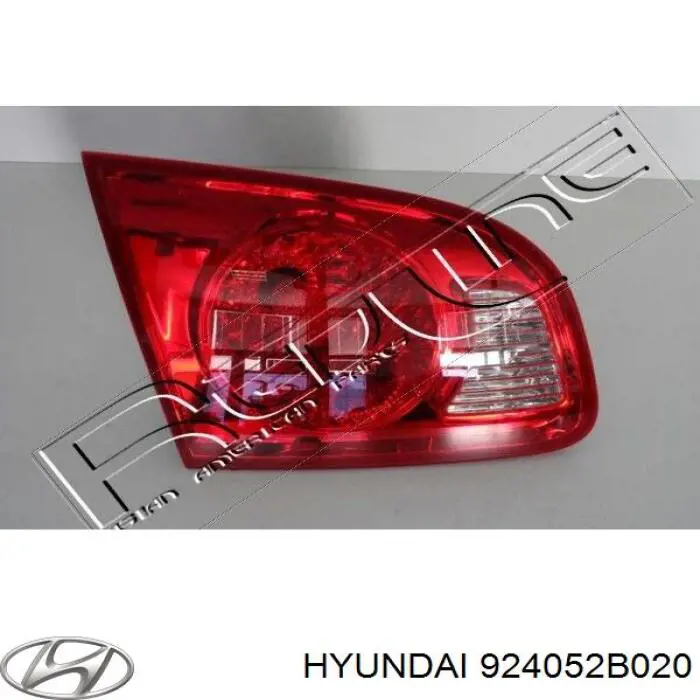 Фонарь задний левый внутренний Hyundai/Kia 924052B020