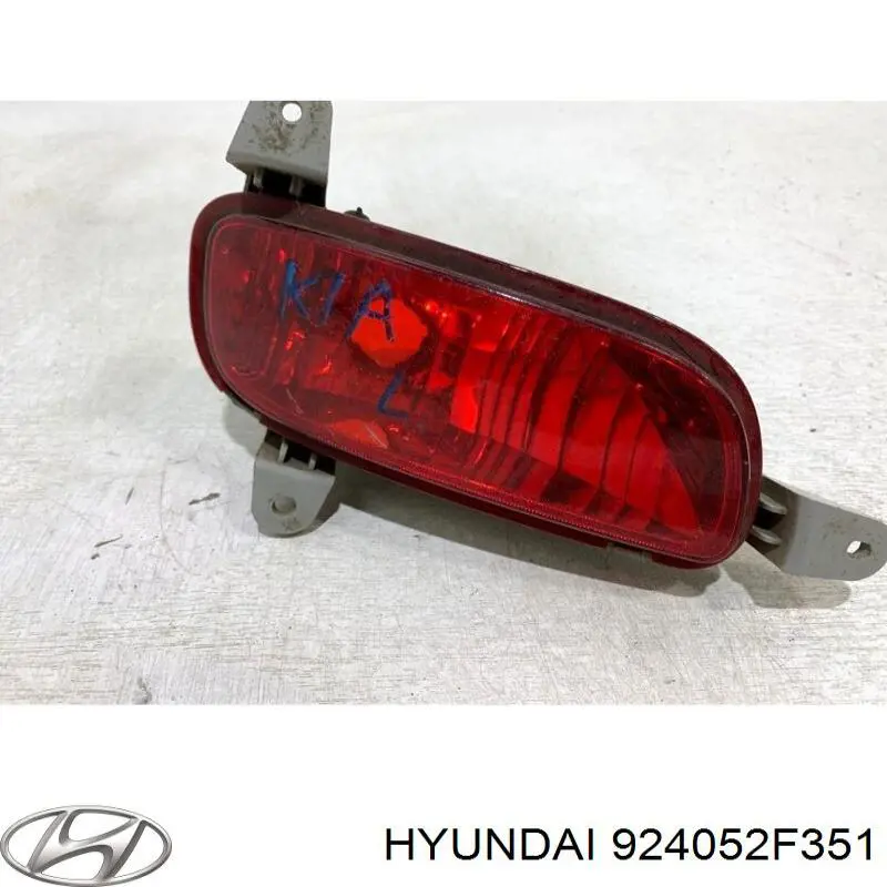 924052F351 Hyundai/Kia фонарь противотуманный задний левый