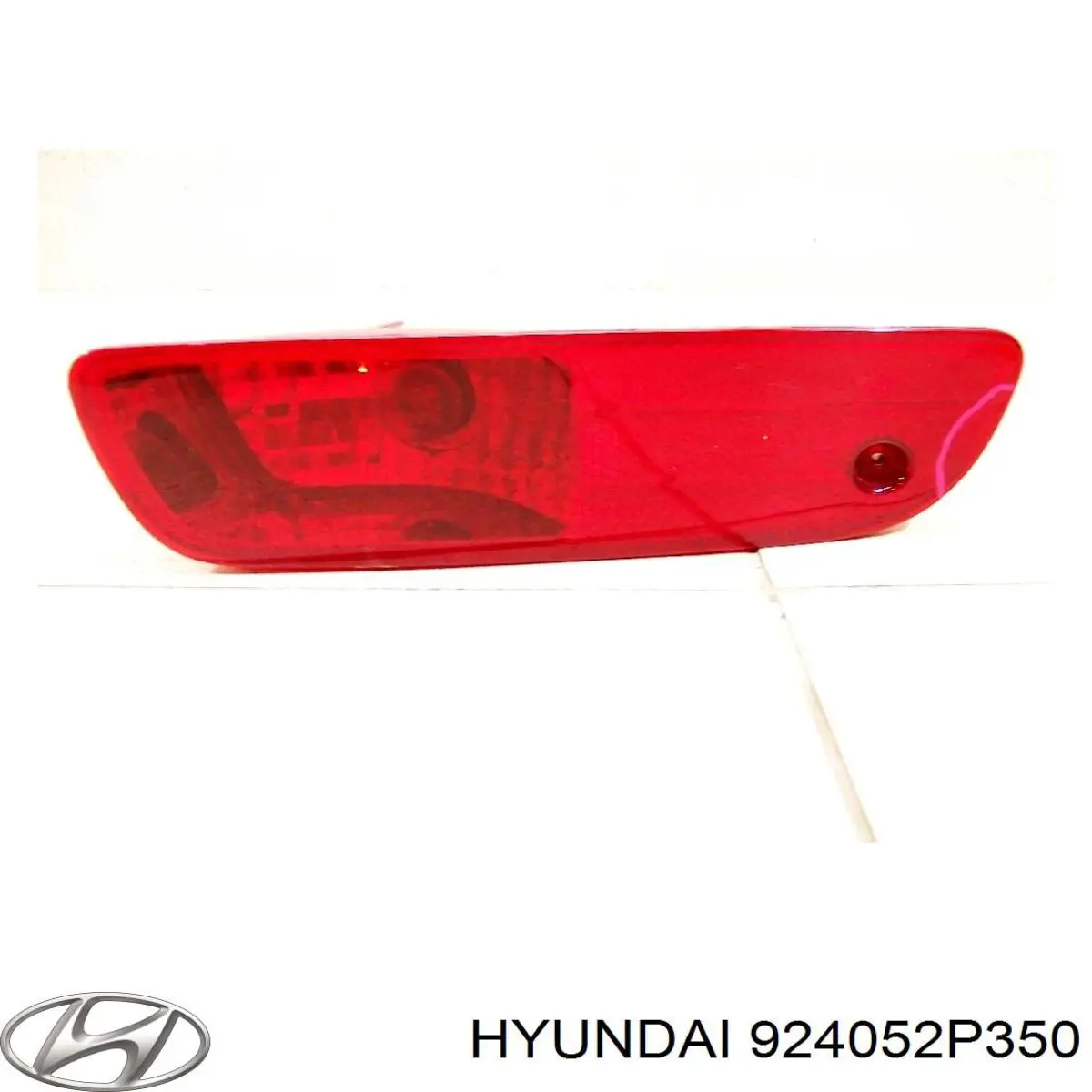 924052P350 Hyundai/Kia lanterna de nevoeiro traseira esquerda