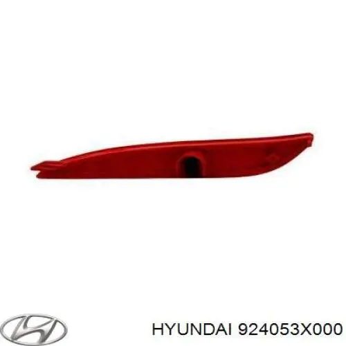 924053X000 Hyundai/Kia катафот (отражатель заднего бампера левый)