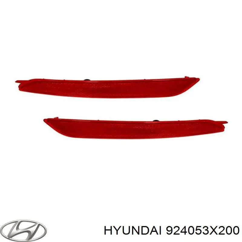Купить 924053X200 Hyundai/Kia Левый катафот заднего бампера