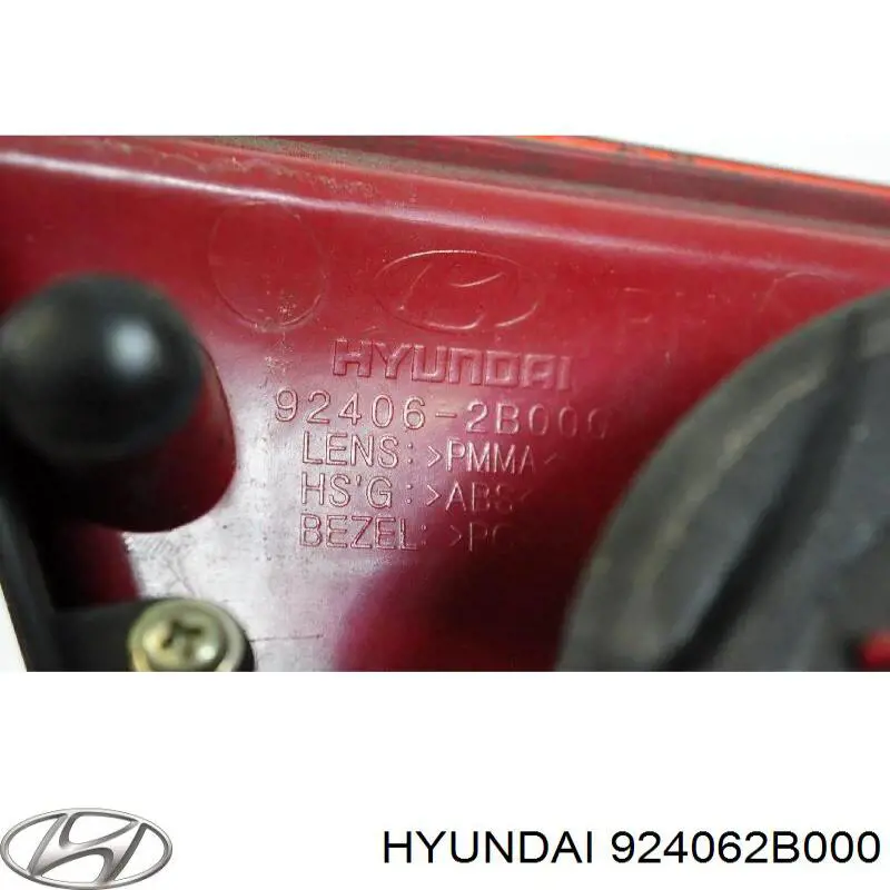 92460-2B000 Hyundai/Kia lanterna traseira direita interna