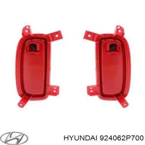 Отражатель бампера заднего правый Hyundai/Kia 924062P700 цена, от 19.07 USD