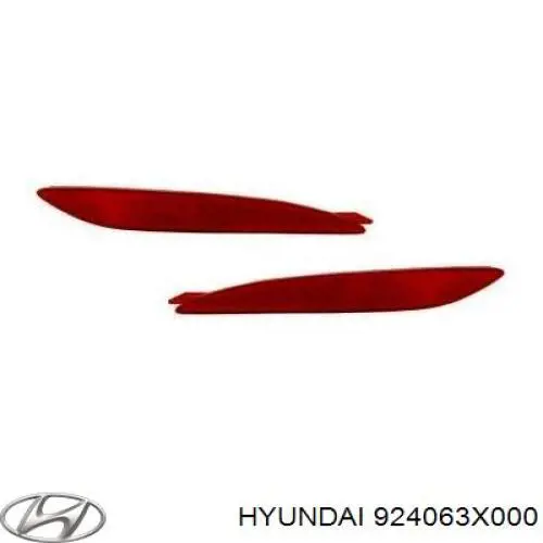 Купить 924063X000 Hyundai/Kia Правый катафот заднего бампера
