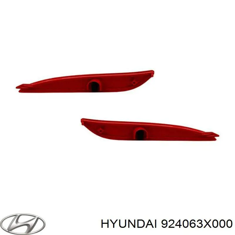 Отражатель бампера заднего правый Hyundai/Kia 924063X000 цена, от 5.06 USD